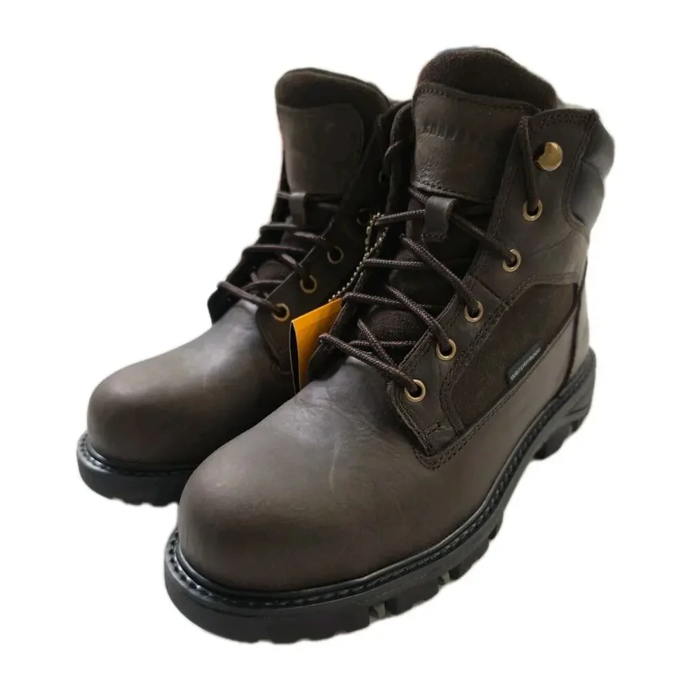 Eurostar Work boots Size 8 Men Steel Toe Slip Resistant Oil Resistant